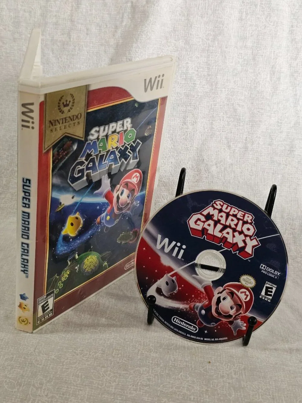 Super Mario Galaxy Game (Nintendo Wii, 2007) Disc Good Tested